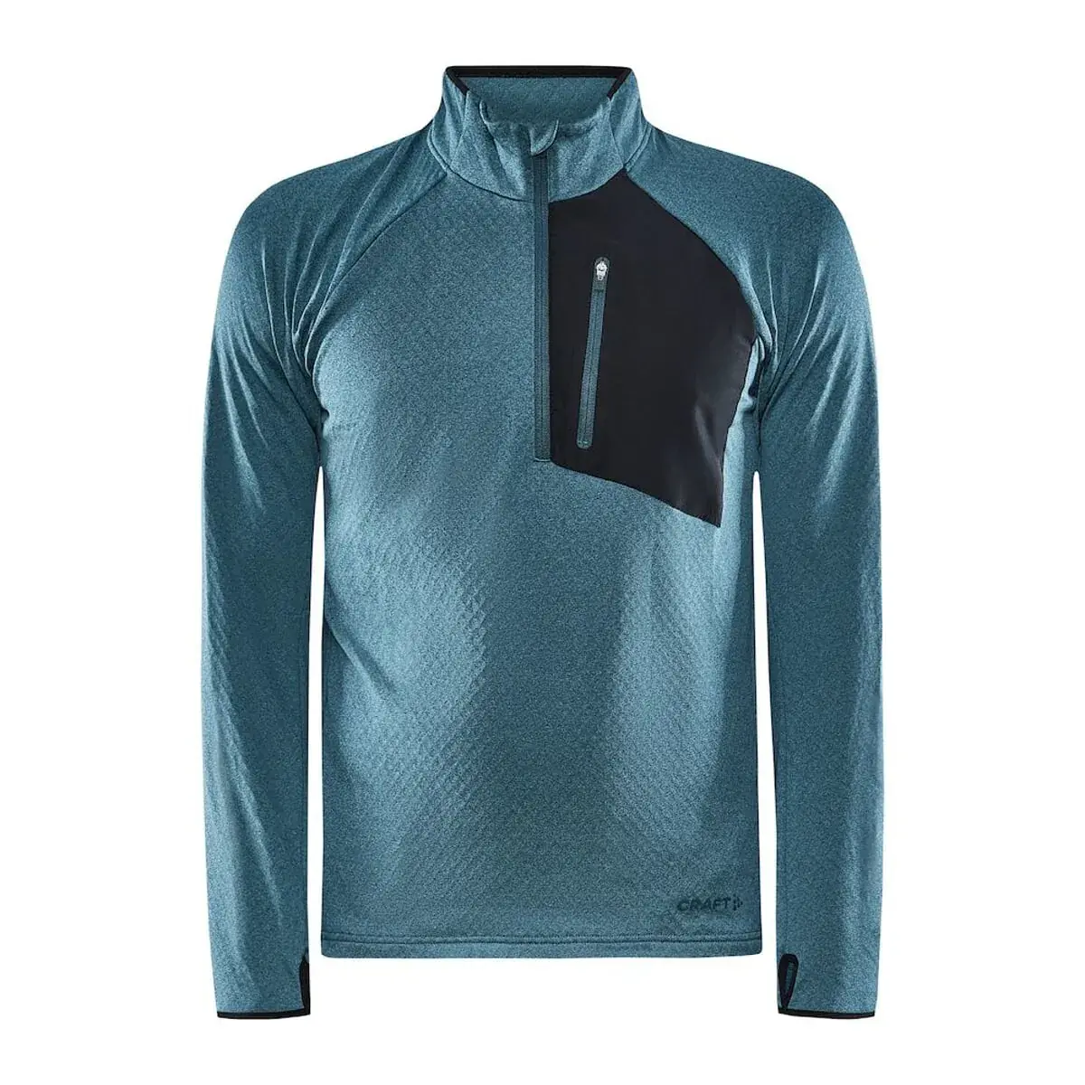 Craft T-shirt technique col montant homme Craft Core Trim Thermal Vert