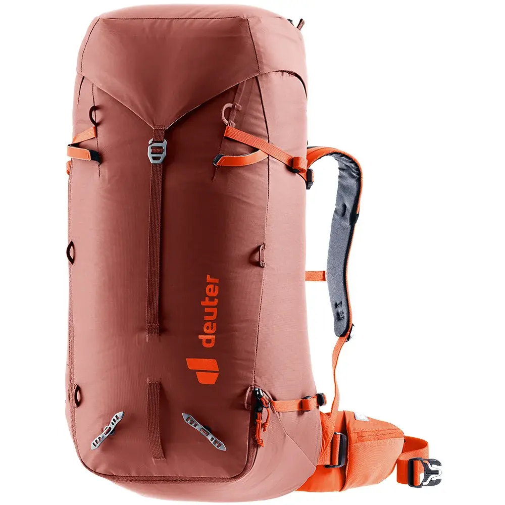 Deuter Sac à dos d'expédition et d'alpinisme homme Deuter Guide 44+8L One-size Redwood-papaya