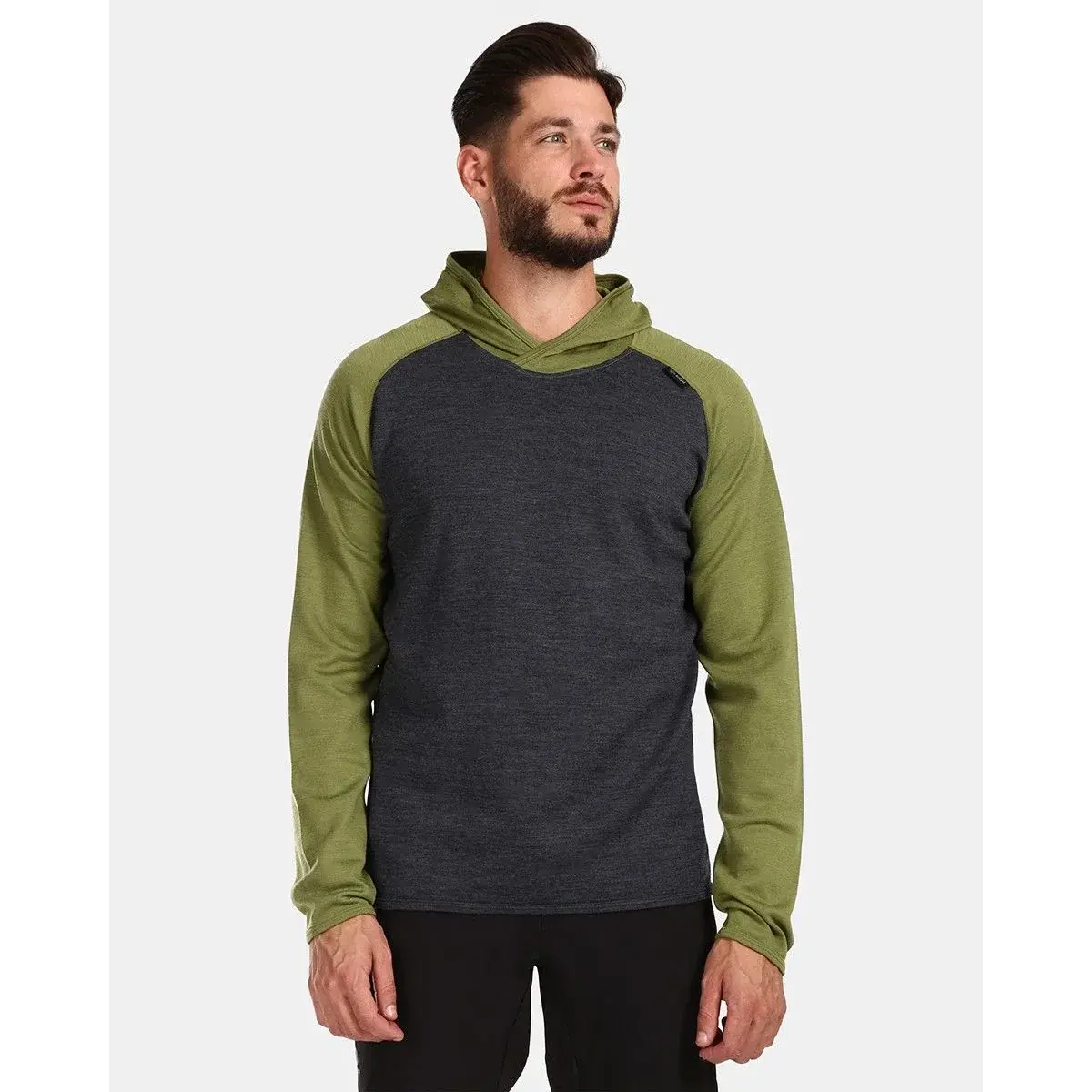 Pull à capuche homme Kilpi MOSEO-M vert