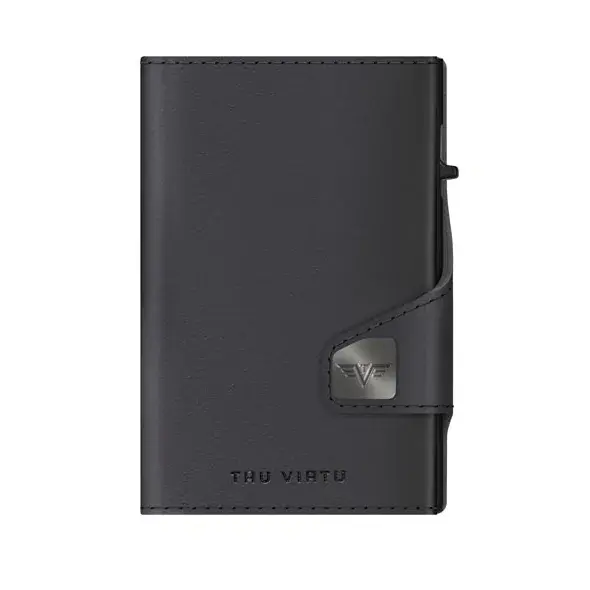 Tru Virtu Portefeuille Tru Virtu Click & Slide ze slupek z Bio jablek Bio Apple noir