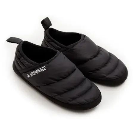 Warmpeace Chaussons en duvet Warmpeace black
