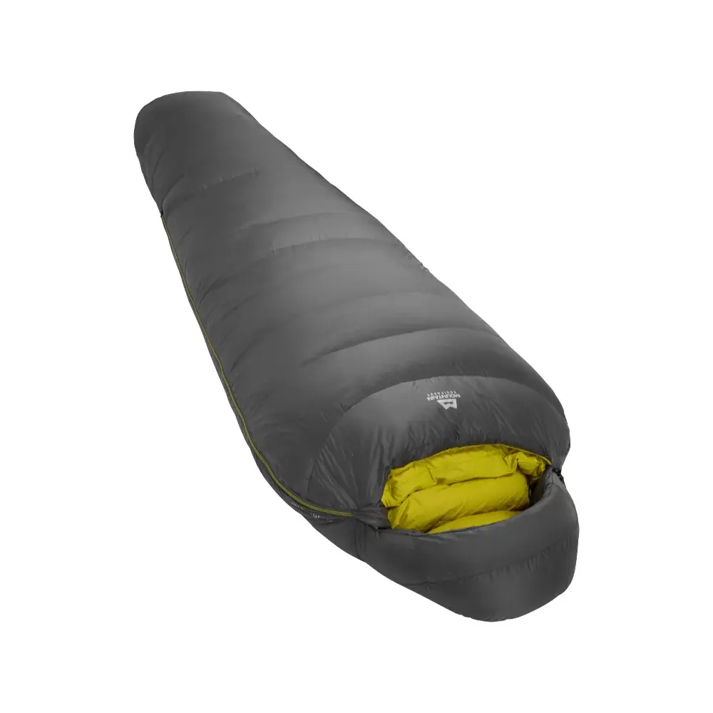 Mountain Equipment Sac de couchage en duvet Mountain Equipment Helium GT 800 Regular Anvil Grey Gauche