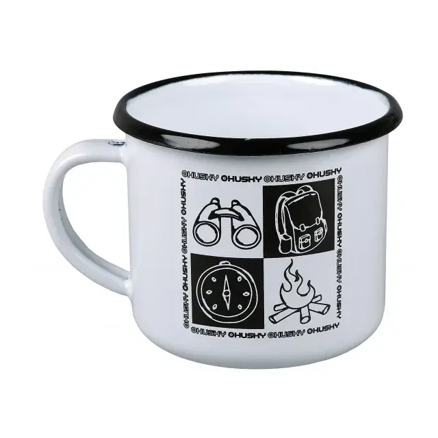 Husky Mug en métal Husky 350ml camping blanc