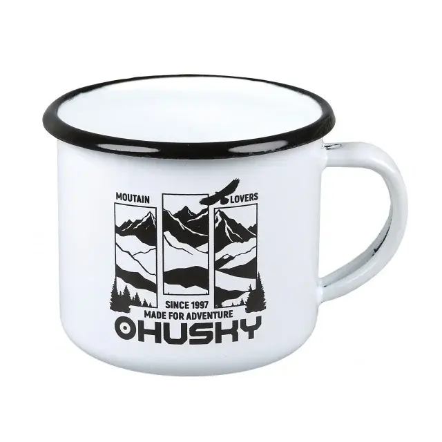 Husky Mug en métal Husky 350ml hory blanc
