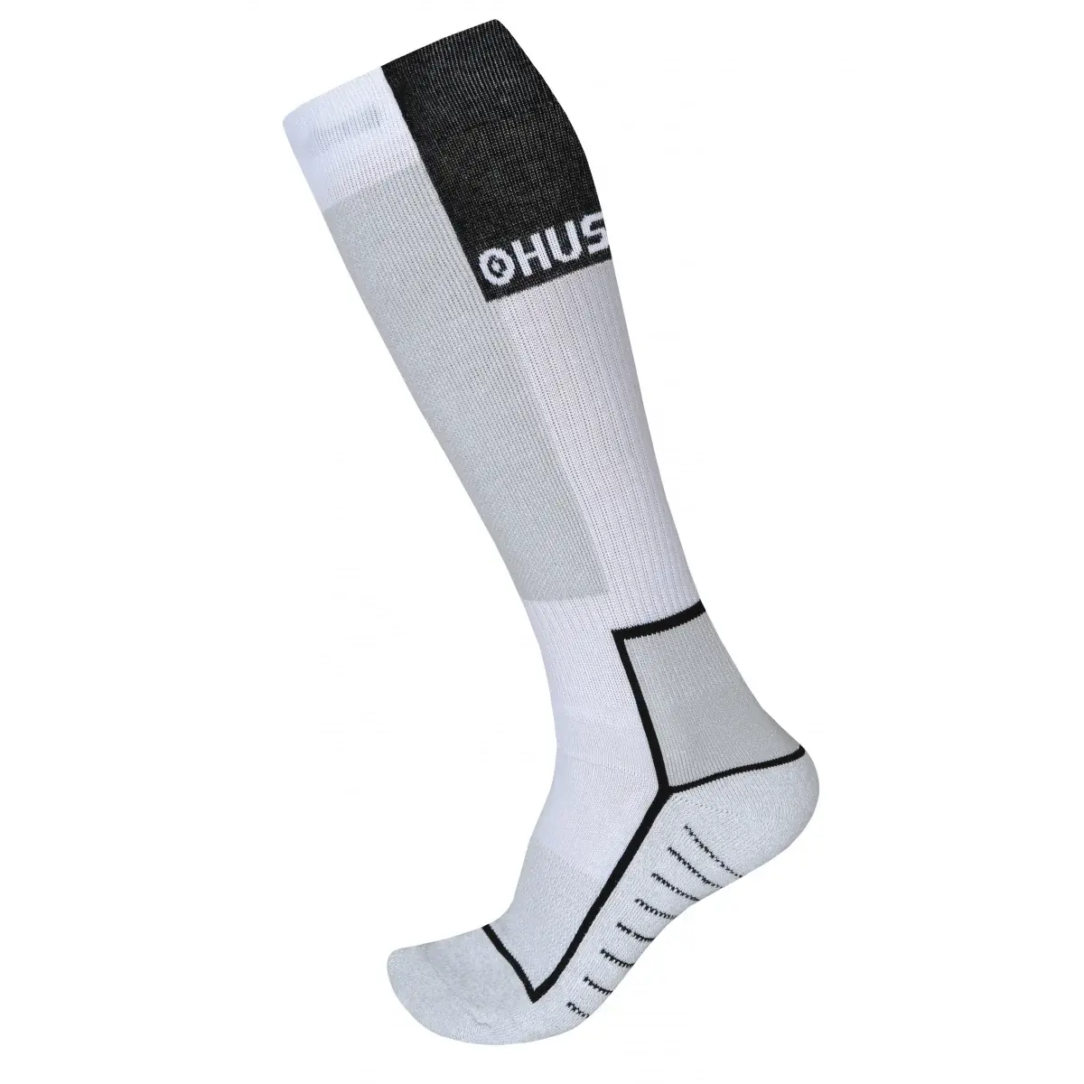 Chaussettes hautes Husky Snow-ski blanc/noir
