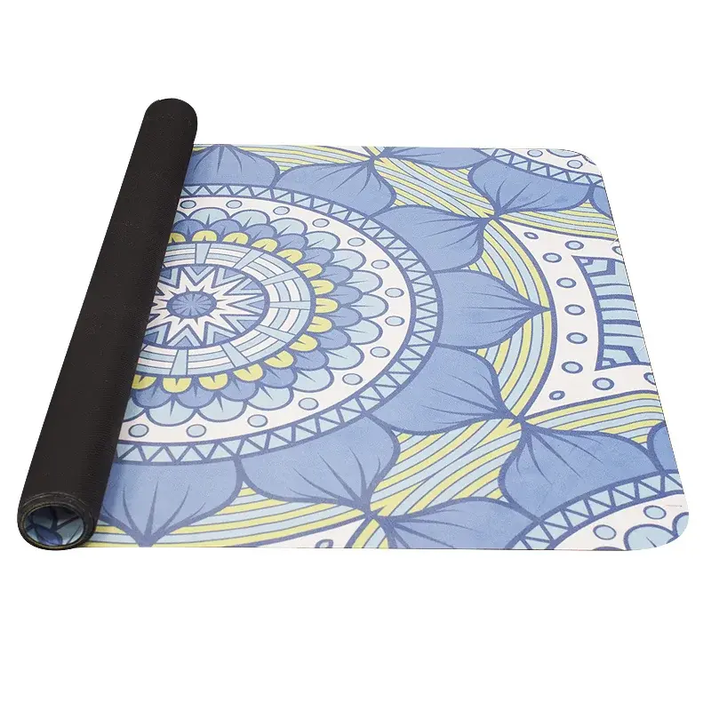 Yate Tapis de yoga Yate Yoga Mat 1850x680x1 mm motif B bleu-vert