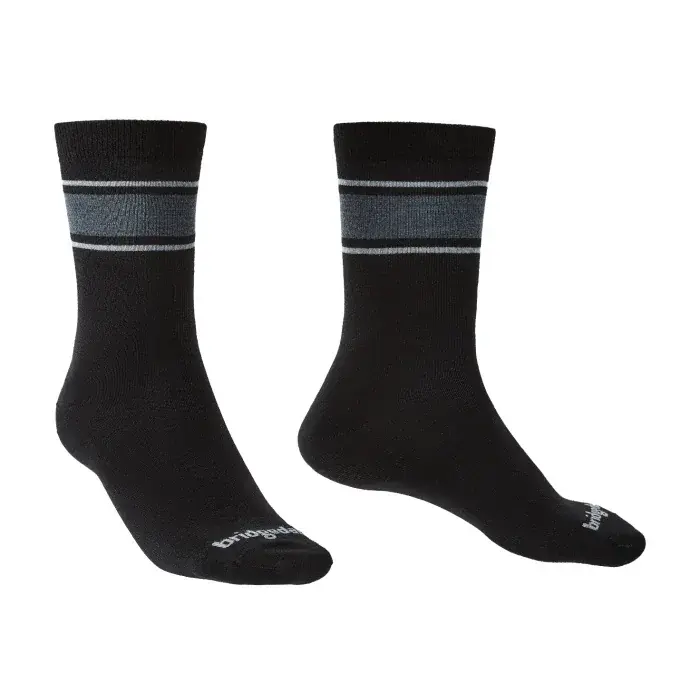 Bridgedale Chaussettes Bridgedale Everyday Ultra Light Merino Performance Boot black/light grey/035