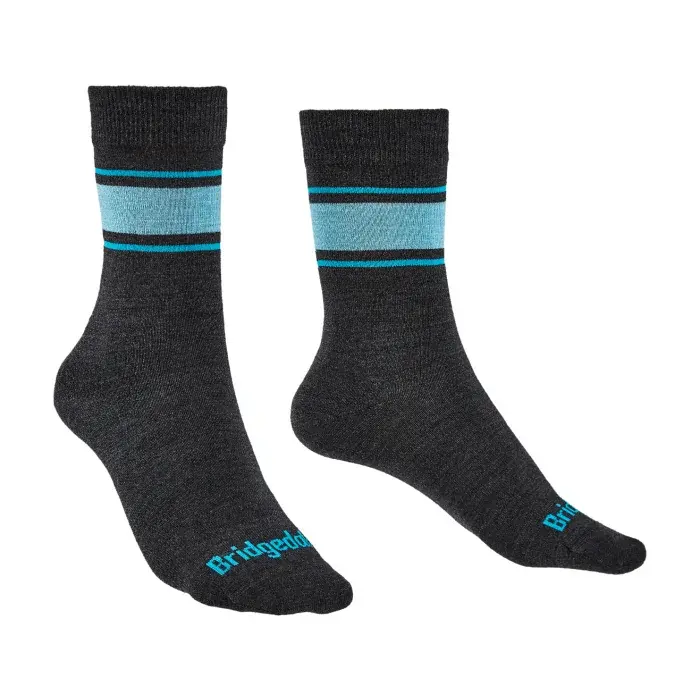 Bridgedale Chaussettes Bridgedale Everyday Ultra Light Merino Performance Boot Women's dark grey/blue/126