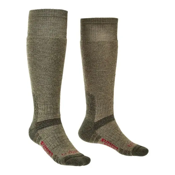 Chaussettes Bridgedale Explorer Heavyweight Merino Performance Knee olive/531