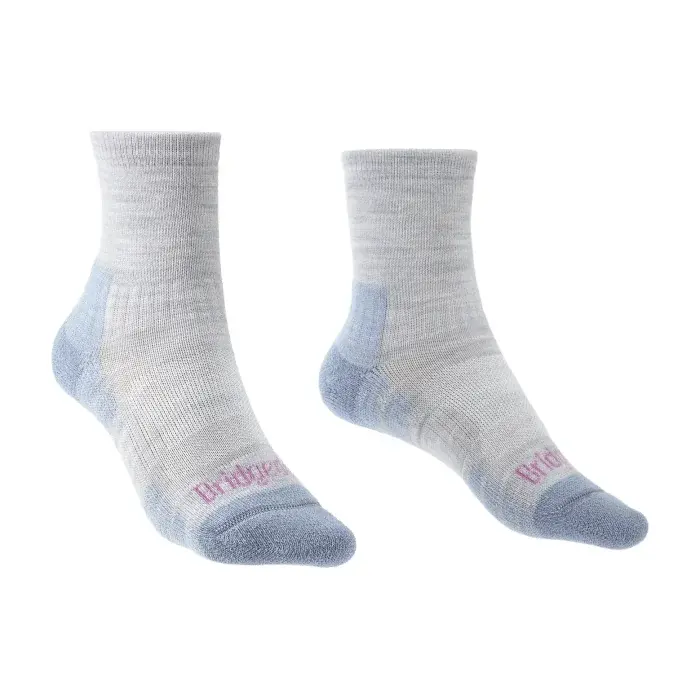 Bridgedale Chaussettes Bridgedale Hike Lightweight Ankle Merino Performance Women's grey/smoky blue/830