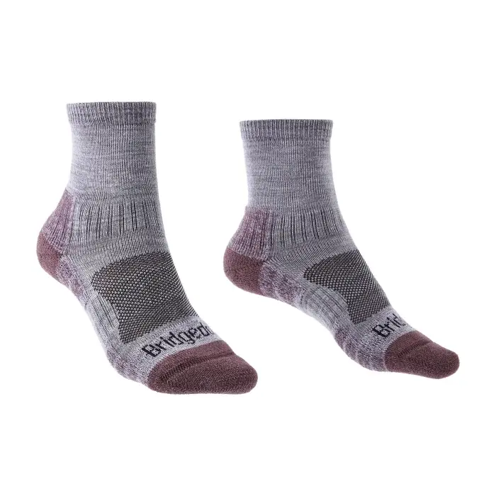 Bridgedale Chaussettes Bridgedale Hike Lightweight Ankle Merino Performance Women's heather/damson/814