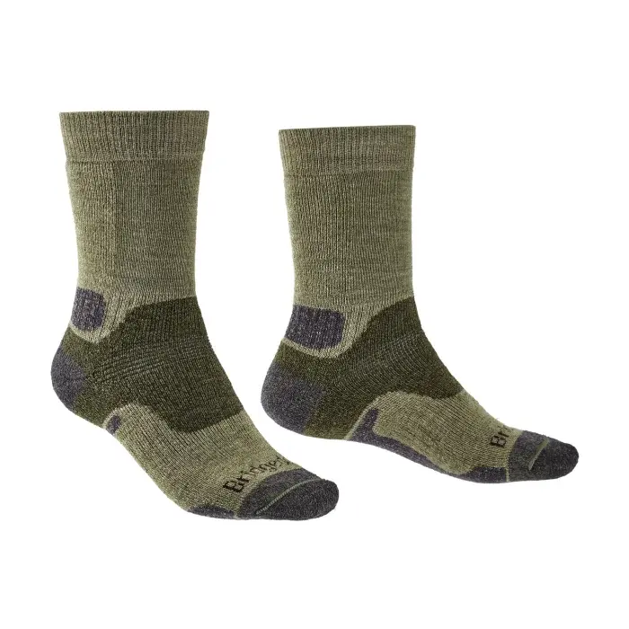 Chaussettes Bridgedale Hike Midweight Boot Merino Performance green/736