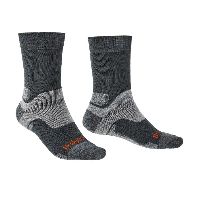Bridgedale Chaussettes Bridgedale Hike Midweight Boot Merino Performance gunmetal/866