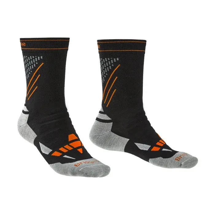 Chaussettes Bridgedale Ski Nordic Race black/stone/850