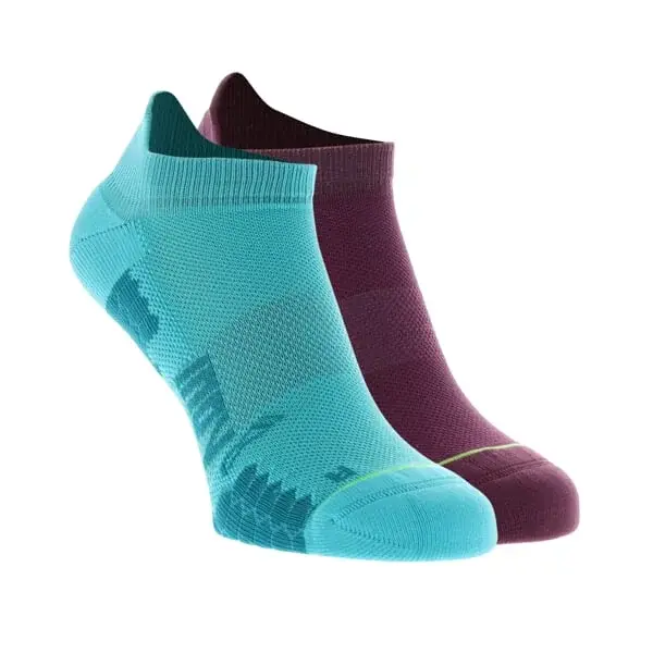 Inov8 Chaussettes de trail Inov8 Trailfly Sock Low teal/purple