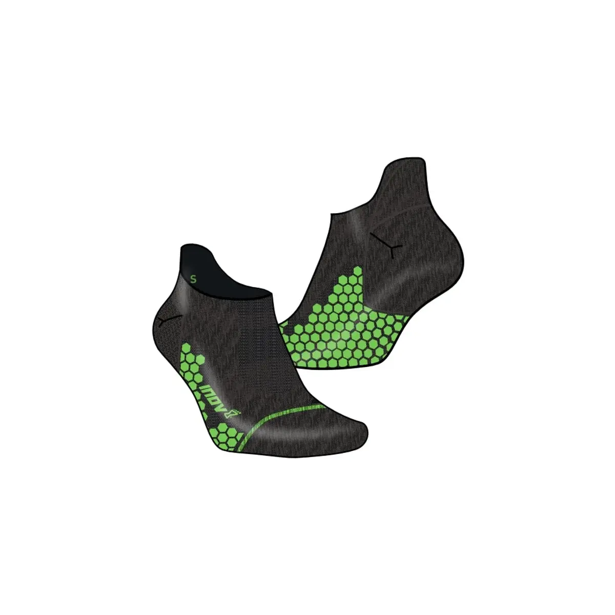 Chaussettes Inov8 Trailfly Ultra Sock Low black/green