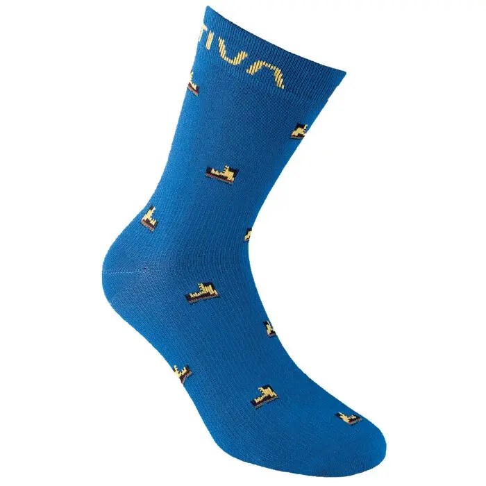 Chaussettes femme La Sportiva Outdoor Fun Socks Electric Blue/Yellow