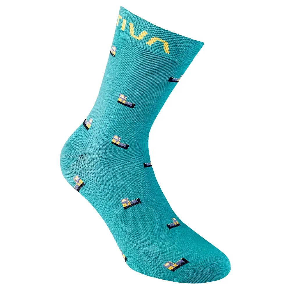 Chaussettes La Sportiva Outdoor Fun Socks Emerald/Yellow