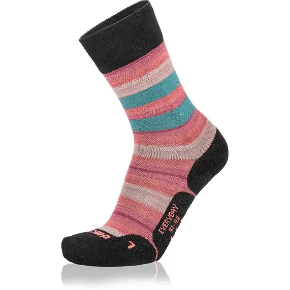 Chaussettes Lowa Everyday pink/tuquoise
