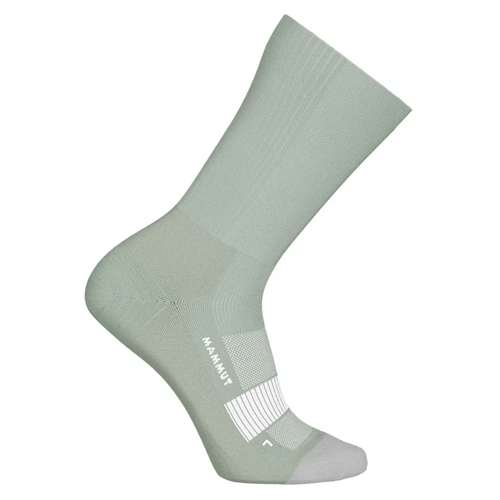 Mammut Chaussettes Mammut All-Mountain Targeted Cushion Merino Crew 1315 silver sage-white