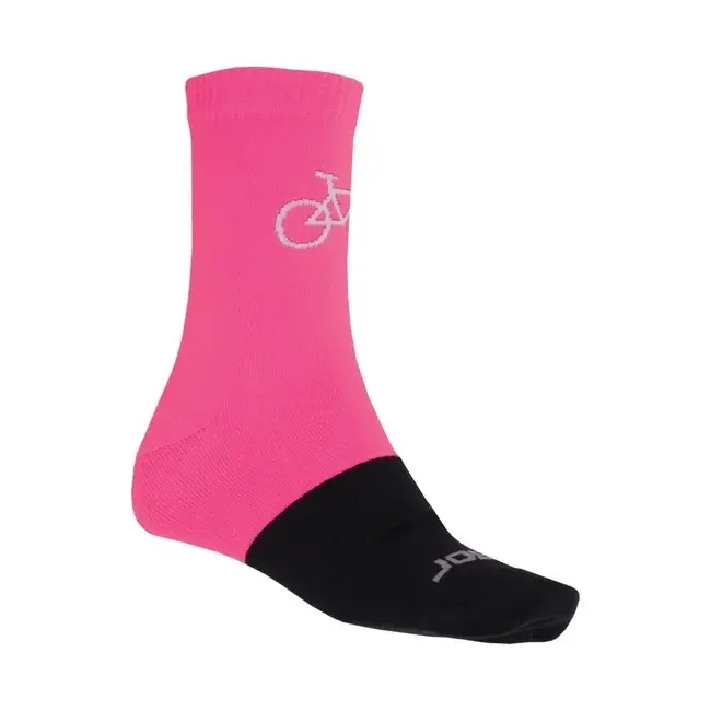 Chaussettes Sensor Tour Merino Wool rose/noir