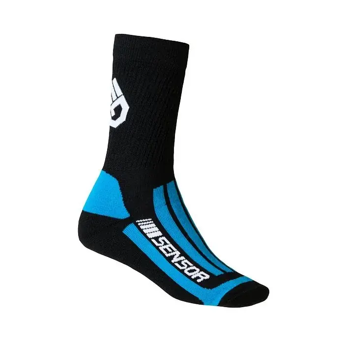 Sensor Chaussettes Sensor Treking Merino noir/bleu