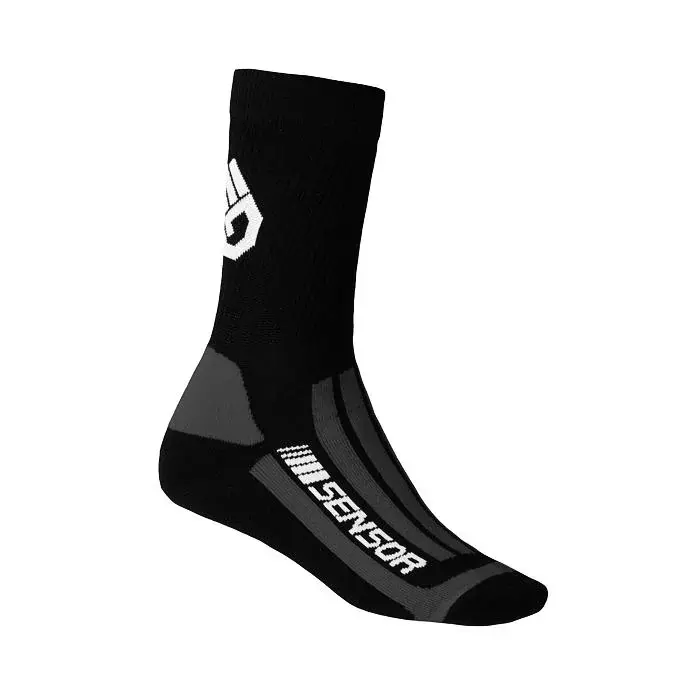 Sensor Chaussettes Sensor Treking Merino noir/gris