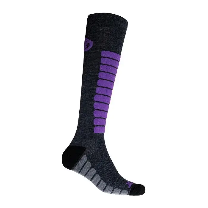 Chaussettes Sensor Zero Merino gris/violet