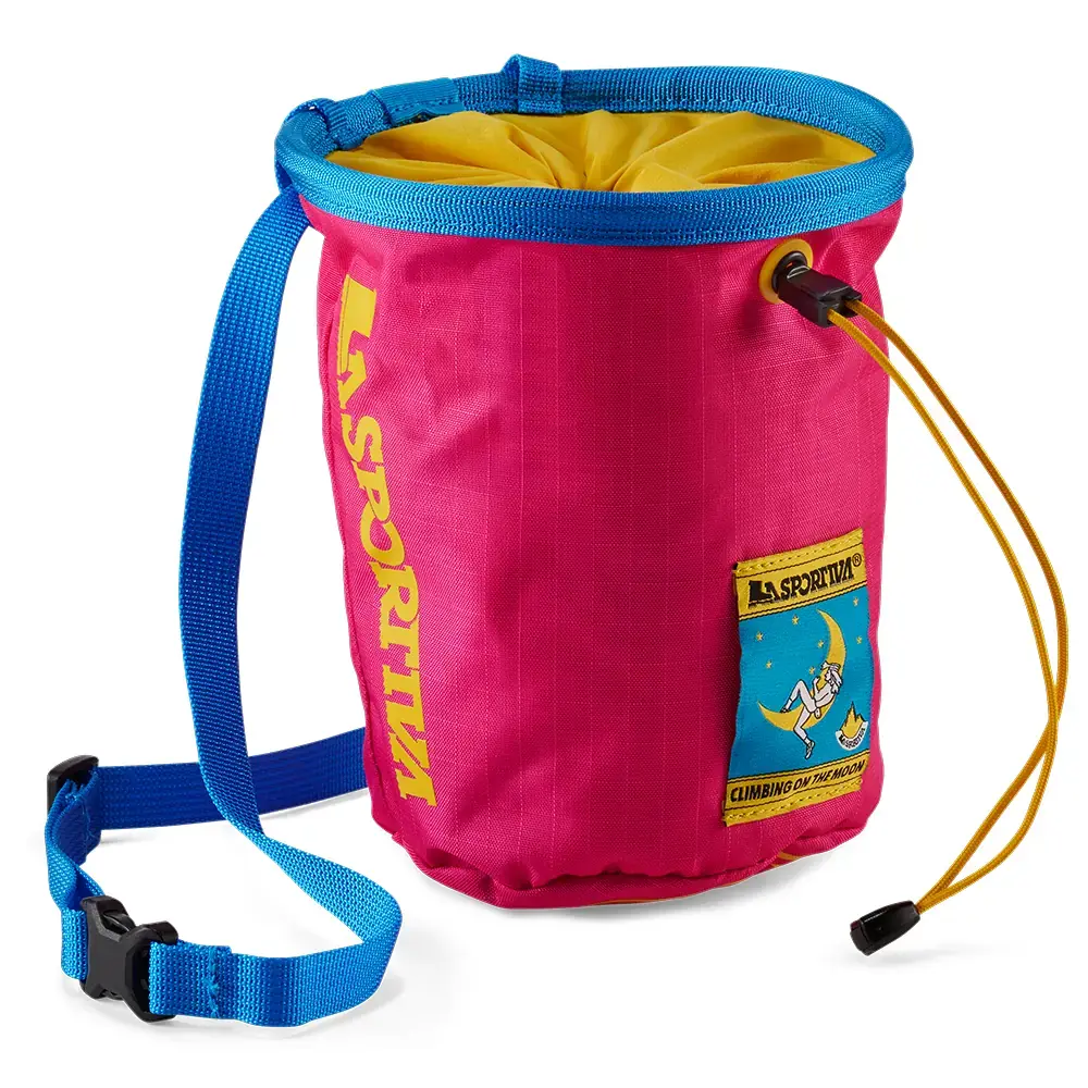 La Sportiva Sac à magnésie La Sportiva Granite Chalk Bag COTM fucsia/giallo