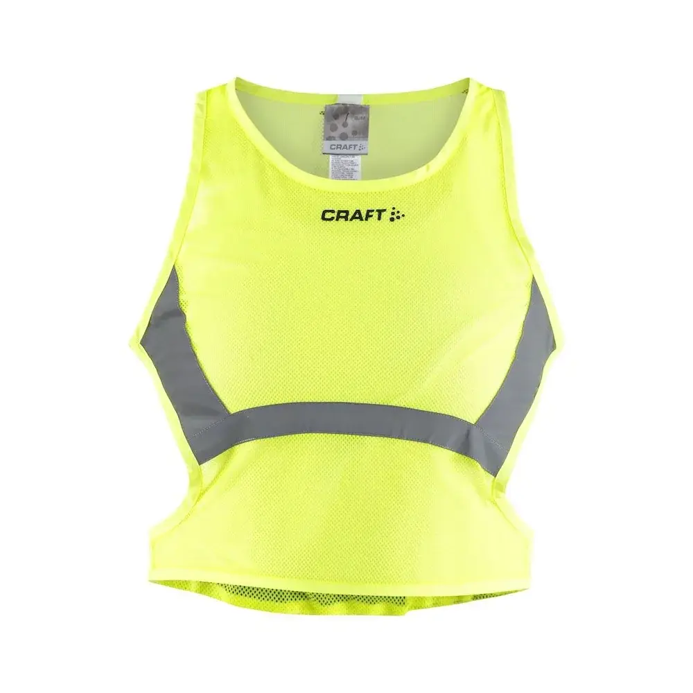 Craft Gilet réfléchissant Craft All Year Mesh jaune