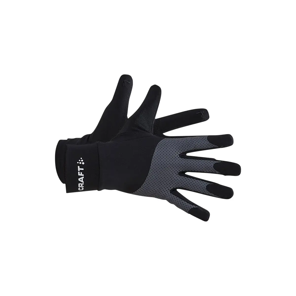 Craft Gants Craft ADV Lumen Hybrid Fleece noir