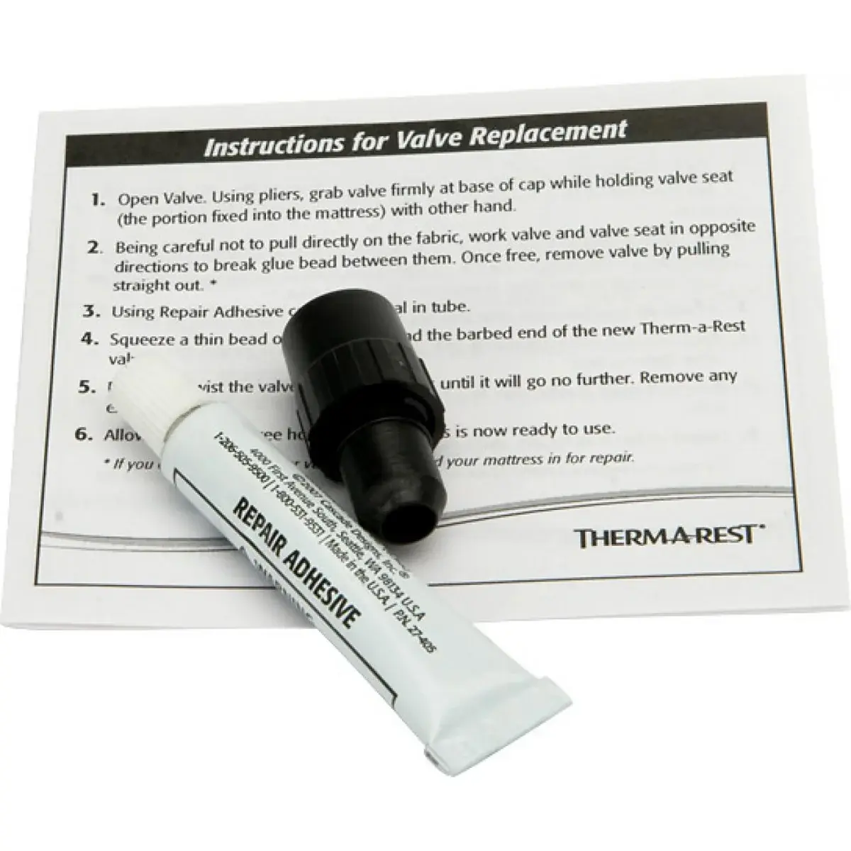 Therm-a-rest Kit de réparation de valve Therm-a-rest Classic Valve Repair Kit