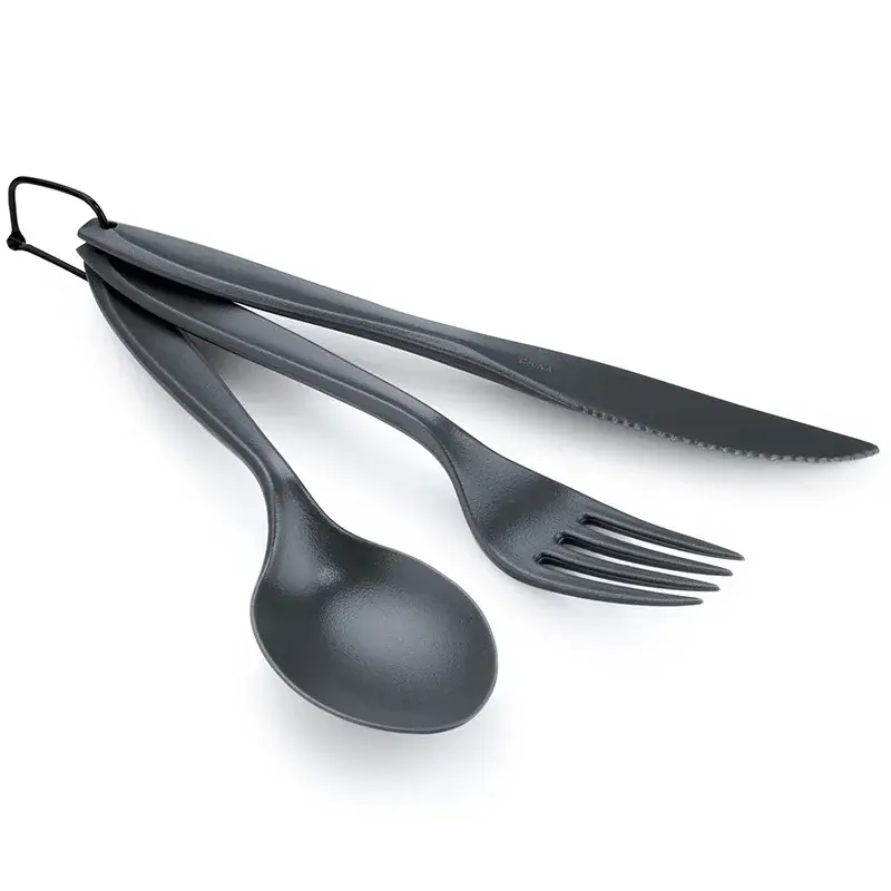 GSI Set de couverts GSI Ring Cutlery grey
