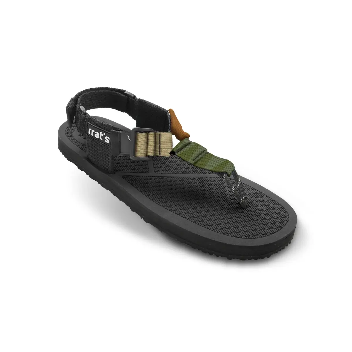 RRAT´s Sandales RRAT´s Y-Flex, Blk/Beig/Cinn/Mount Taille: EUR