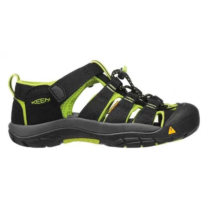 KEEN Sandales KEEN Newport H2 Children black/lime green