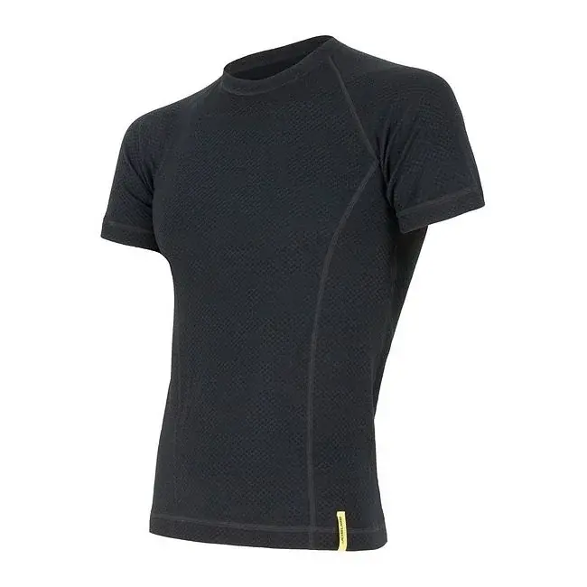 Sensor T-shirt homme Sensor Merino DF noir