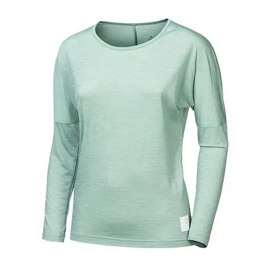 Sensor T-shirt manches longues femme Sensor Merino Air traveller basil green