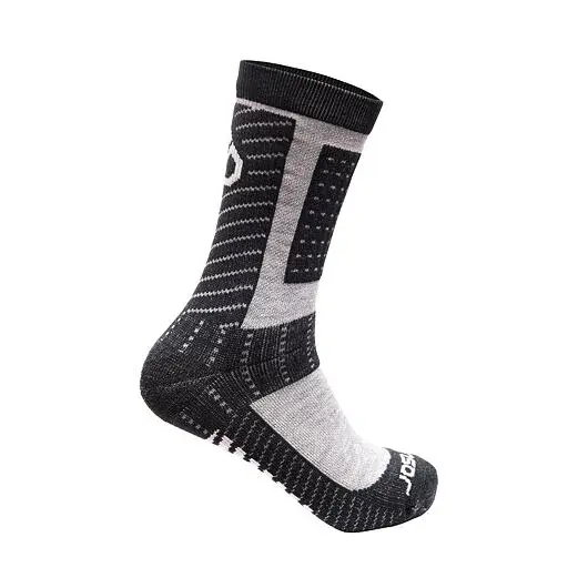 Chaussettes Pro Merino Sensor CREW noir/gris