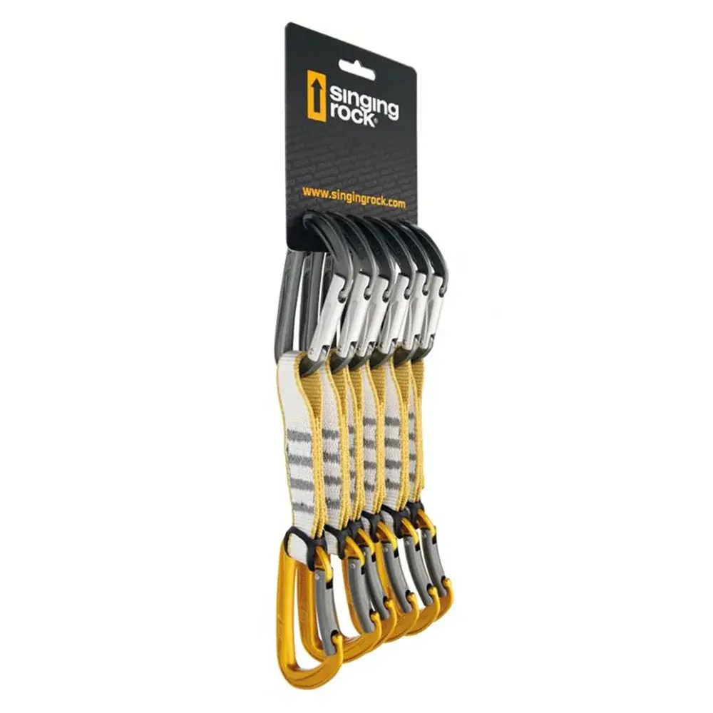Pack de dégaines Singing Rock COLT 11cm jaune