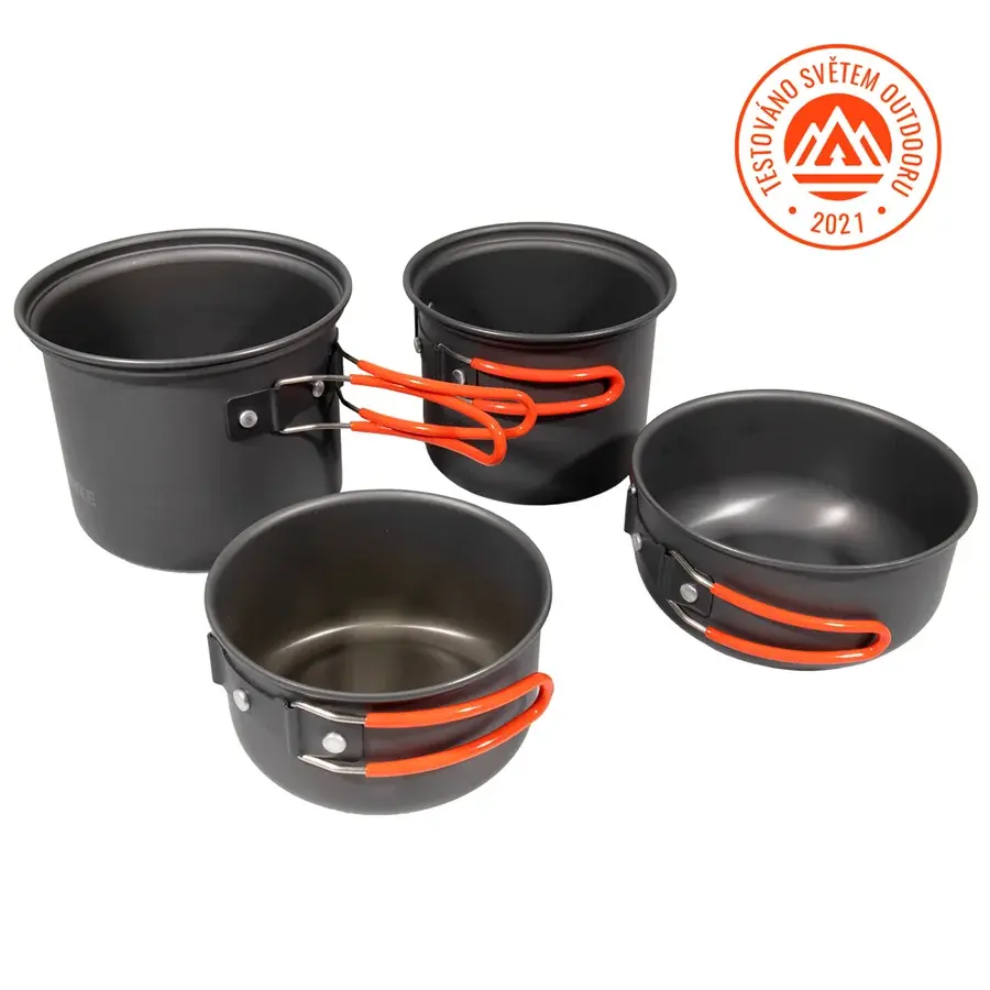 Yate Popote Yate Summit 4 Casserole 1,5L, 1L + couvercle 0,75L, 0,5L