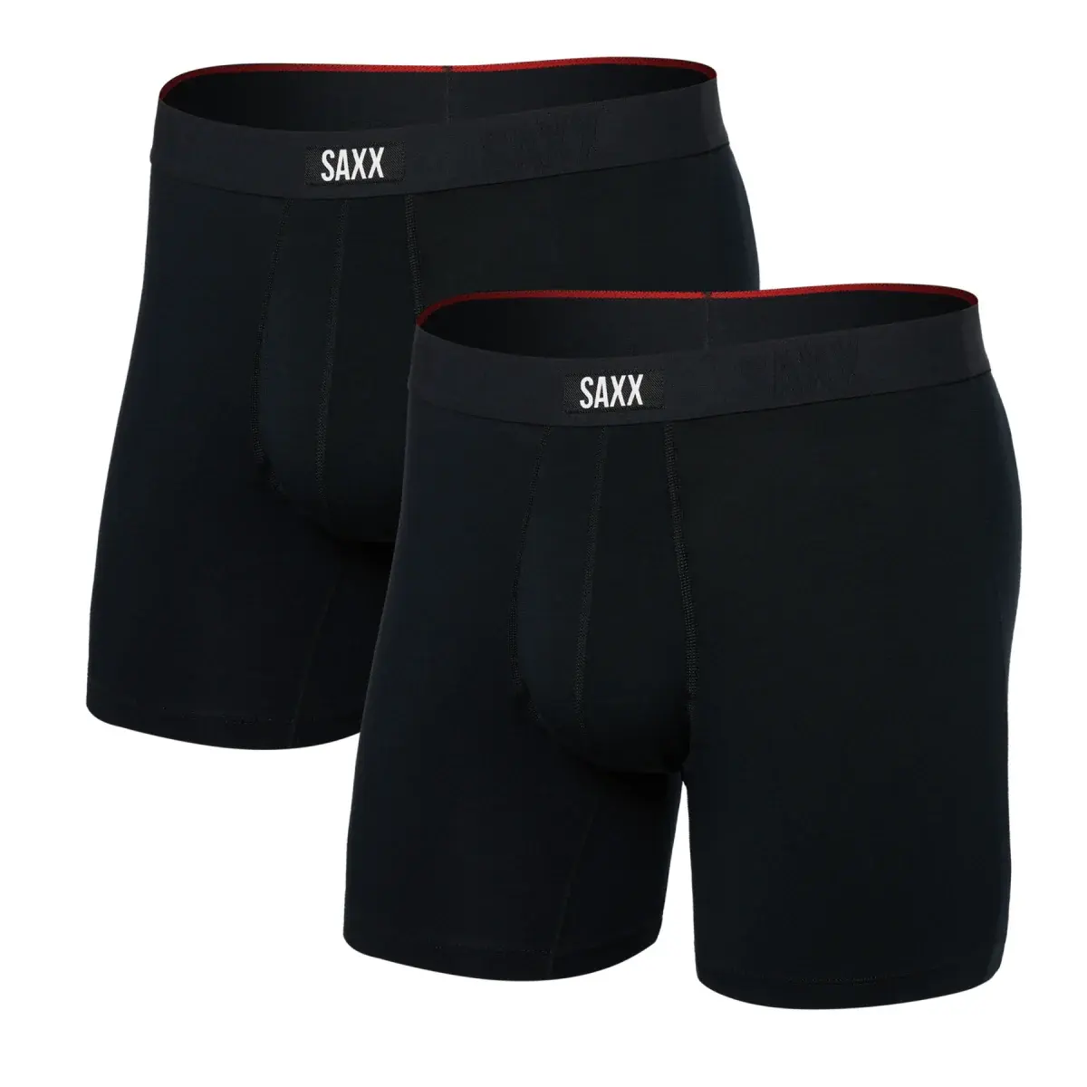 Lot de boxers homme SAXX Vibe Xtra Boxer Brief Fly 2Pk Black