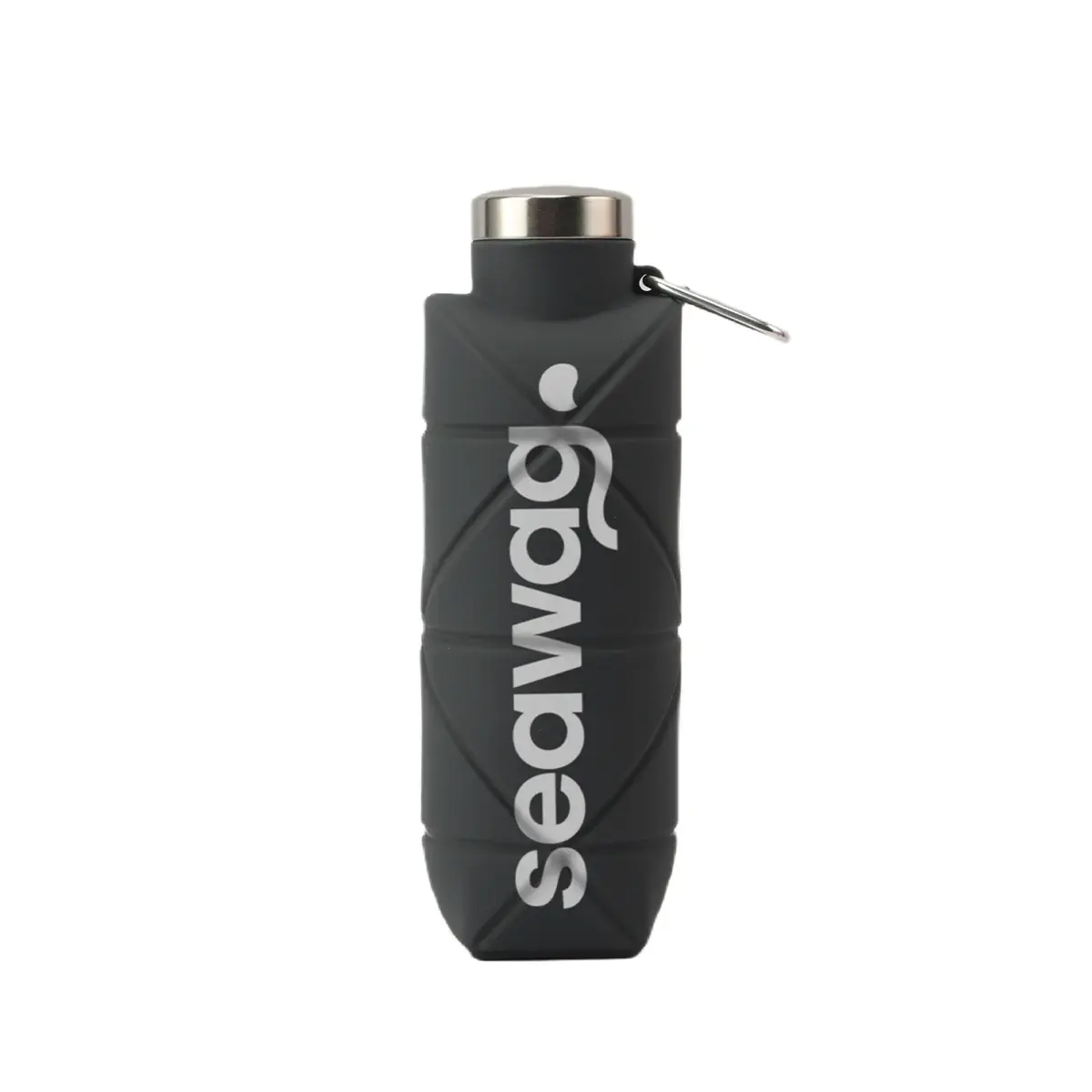Gourde pliable en silicone 700 ml SEAWAG black