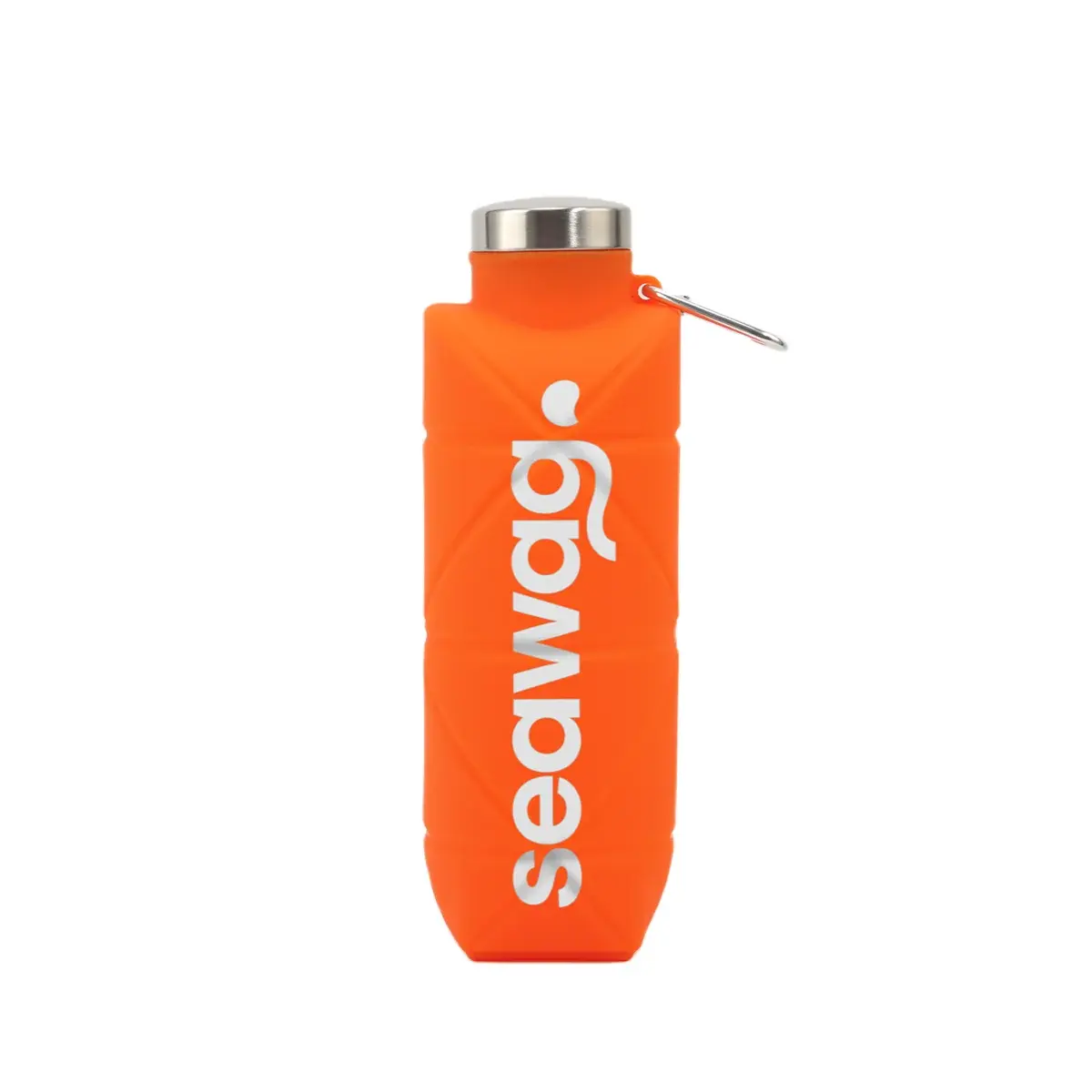 Gourde pliable en silicone 700 ml SEAWAG orange