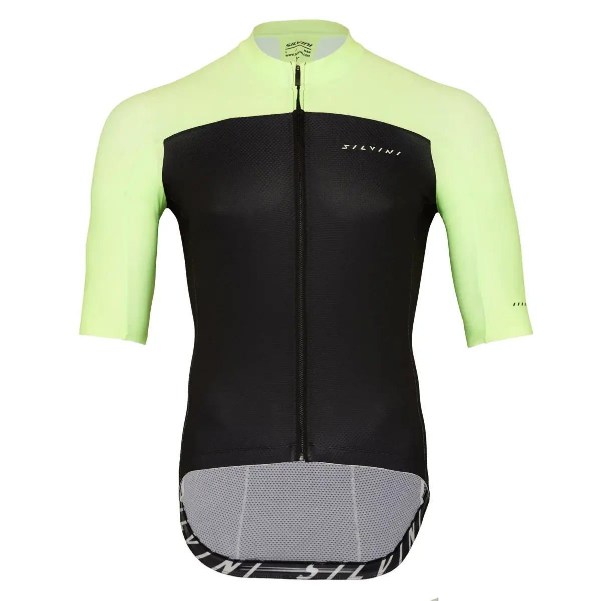 Silvini Maillot homme Silvini MD1604 Stelvio green-grey