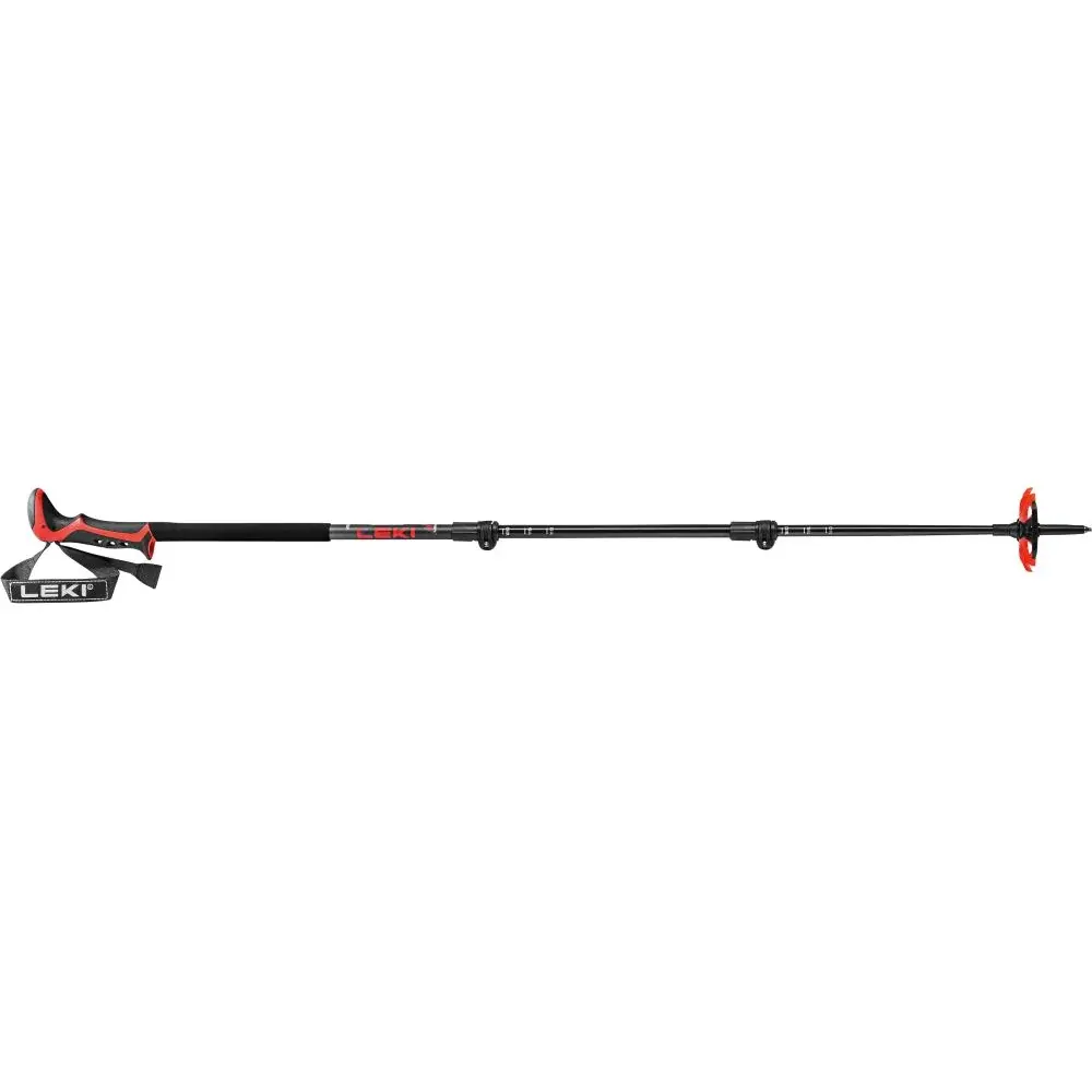 Leki Bâtons de ski de randonnée Leki Haute Route 3 dark anthracite-dark red-black 110-150cm