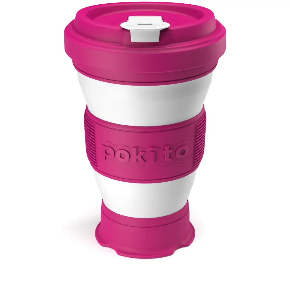 Gobelet pliable Pokito 3v1 475ml framboise