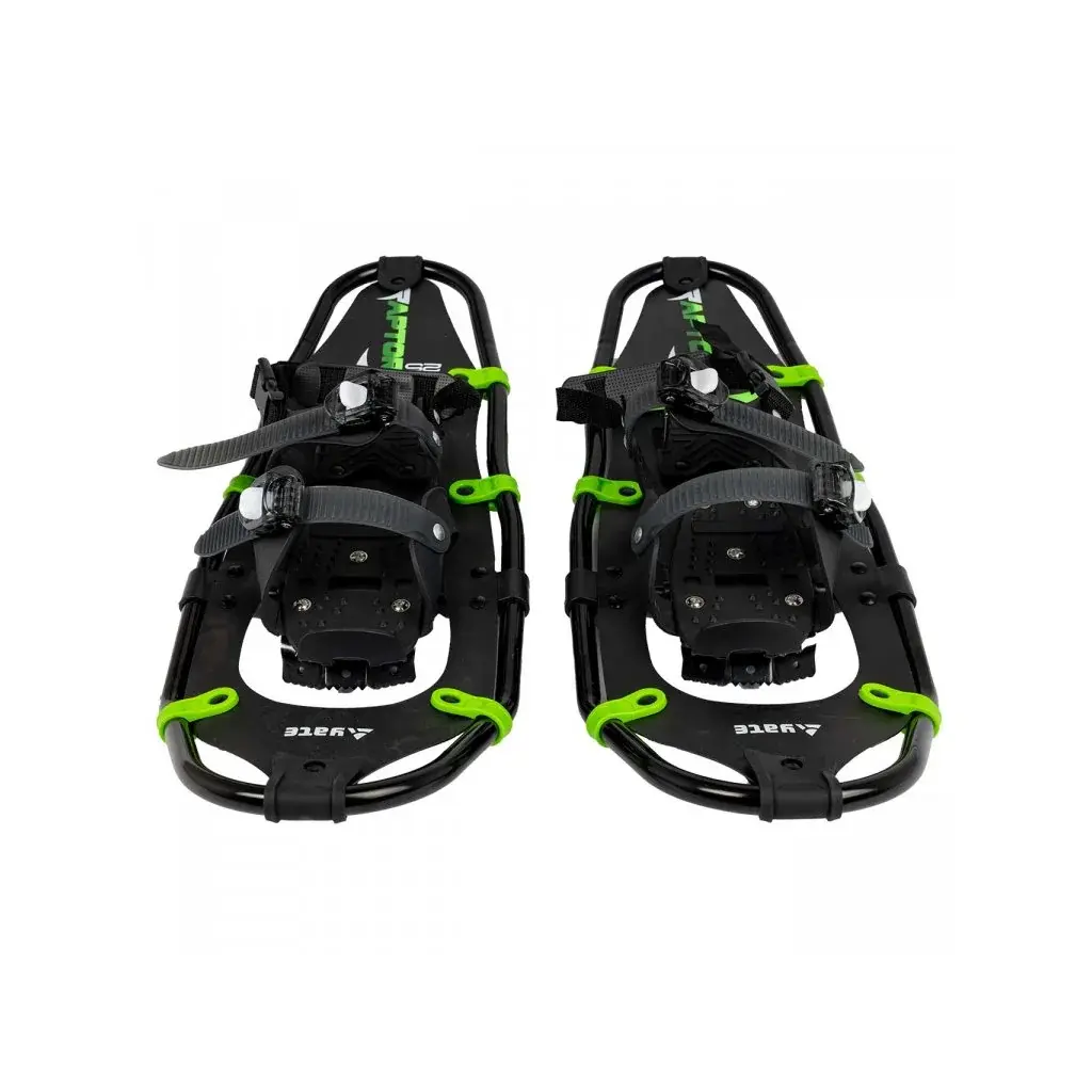 Yate Raquettes à neige Yate Raptor avec barre transversale 66x23cm noir/vert