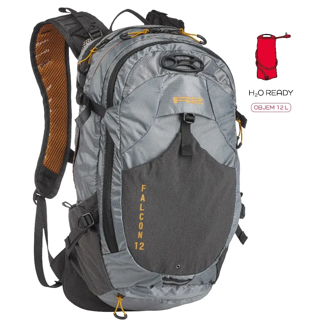 R2 Sac à dos de sport R2 FALCON gris, jaune moutarde ATBP05B