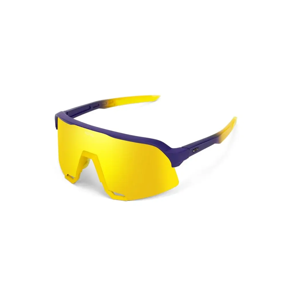 Lunettes de sport NEIBO Hawk Purple,yellow/gold