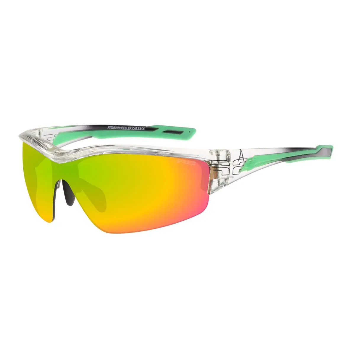 Lunettes de soleil de sport R2 WHEELLER cristal, brillant AT038U